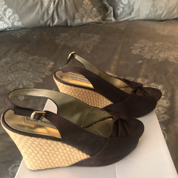 Steve Madden new Peep toe wedge - Picture 4 of 8